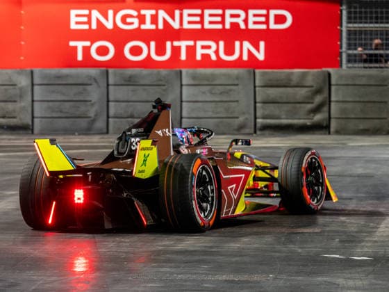 Dan Ticktum driving for the CUPRA KIRO Formula E Team during race one at the London E-Prix at the ExCel Centre, London Docklands, UK on 15 August 2026. Copyright: xPhilxHutchinsonx 45350120