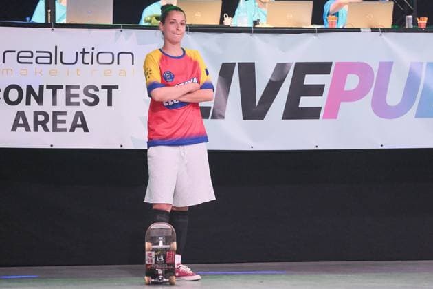 15.078.2026 xkhx Kassel World Freestyle 2026 Skateboarding Championships - Women Pro Qualifiers Bild zeigt Rhianna Grigore (Rumanien) -