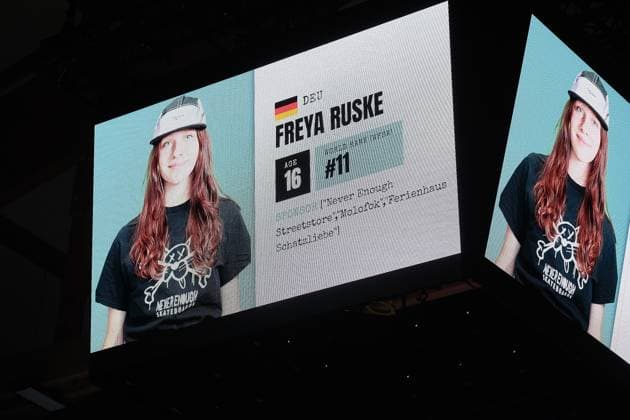 15.078.2026 xkhx Kassel World Freestyle 2026 Skateboarding Championships - Women Pro Qualifiers Bild zeigt Freya Ruske (Germany) -