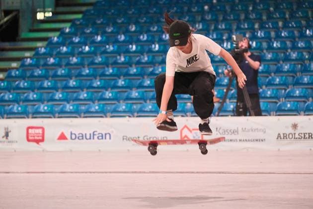 15.078.2026 xkhx Kassel World Freestyle 2026 Skateboarding Championships - Women Pro Qualifiers Bild zeigt Mei Tanikoshi from Japan -