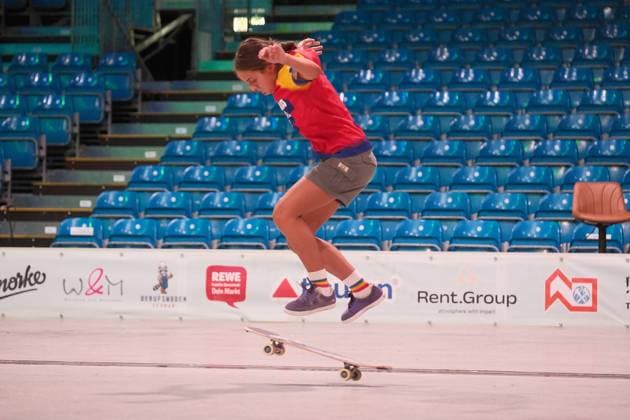 15.078.2026 xkhx Kassel World Freestyle 2026 Skateboarding Championships - Women Pro Qualifiers Bild zeigt Eva Grigore (Rumanien) -