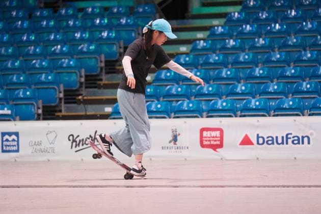 15.078.2026 xkhx Kassel World Freestyle 2026 Skateboarding Championships - Women Pro Qualifiers Bild zeigt Misato Komatsu from Japan -