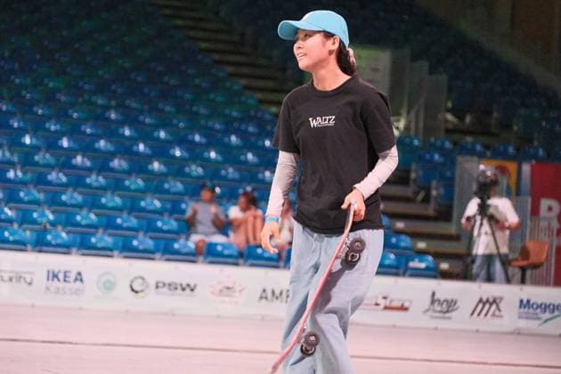 15.078.2026 xkhx Kassel World Freestyle 2026 Skateboarding Championships - Women Pro Qualifiers Bild zeigt Misato Komatsu from Japan -