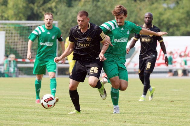16.08.2026, xrekx, Fussball Testspiel, SV Auersmacher - SV Elversberg v.l. Luca Sirch (SV Elversberg) (DFL DFB REGULATIONS PROHIBIT ANY USE OF PHOTOGRAPHS as IMAGE SEQUENCES and or QUASI-VIDEO) Auersmacher