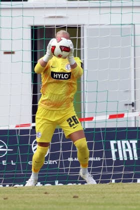 16.08.2026, xrekx, Fussball Testspiel, SV Auersmacher - SV Elversberg v.l. Tim Boss (SV Elversberg) (DFL DFB REGULATIONS PROHIBIT ANY USE OF PHOTOGRAPHS as IMAGE SEQUENCES and or QUASI-VIDEO) Auersmacher
