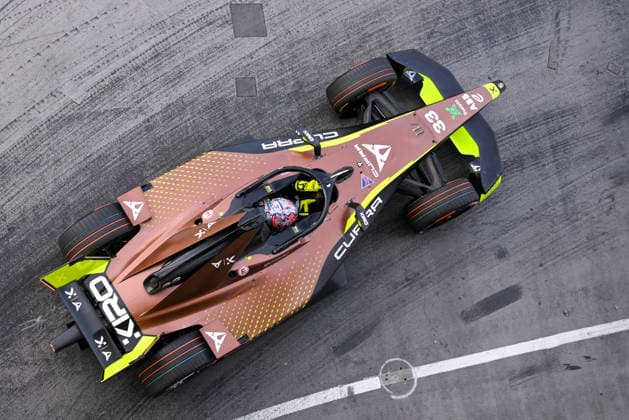 Dan Ticktum driving for the CUPRA KIRO Formula E Team during qualifying for Race 2 at the London E-Prix at the ExCel Centre, London Docklands, UK on 16 August 2026. Copyright: xPhilxHutchinsonx 45350161