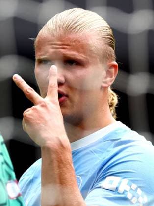 Erling Haaland of Manchester City Arsenal v Manchester City, FA Community Shield, Football, Principality Stadium, Cardiff, Wales, UK - 16 Aug 2026Cardiff Principality Stadium Wales United Kingdom EDITORIAL USE ONLY No use with unauthorised audio, video, data, fixture lists, club league logos or live services. Online in-match use limited to 120 images, no video emulation. No use in betting, games or single club league player publications. Copyright: xKieranxMcManus Shutterstockx 17070166y