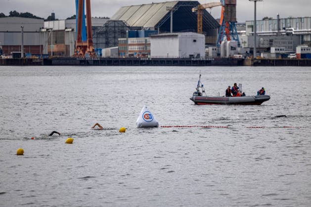 16.08.2026 USC Kiel 37. KN Förde Triathlon 2026 Sprinttriathlon Gruppe 2 (Männer, ab AK 35) Schwimmen Kiel Reventlouwiese Schleswig Holstein Deutschland