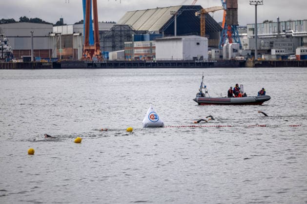 16.08.2026 USC Kiel 37. KN Förde Triathlon 2026 Sprinttriathlon Gruppe 2 (Männer, ab AK 35) Schwimmen Kiel Reventlouwiese Schleswig Holstein Deutschland