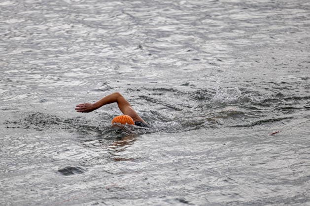 16.08.2026 USC Kiel 37. KN Förde Triathlon 2026 Sprinttriathlon Gruppe 2 (Männer, ab AK 35) Schwimmen Kiel Reventlouwiese Schleswig Holstein Deutschland