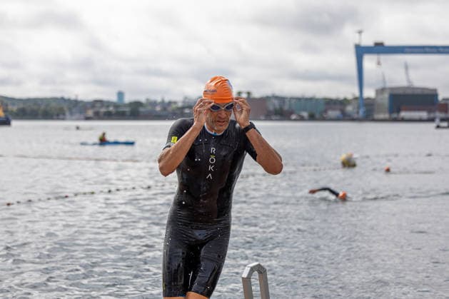 16.08.2026 USC Kiel 37. KN Förde Triathlon 2026 Sprinttriathlon Gruppe 2 (Männer, ab AK 35) Schwimmen Kiel Reventlouwiese Schleswig Holstein Deutschland