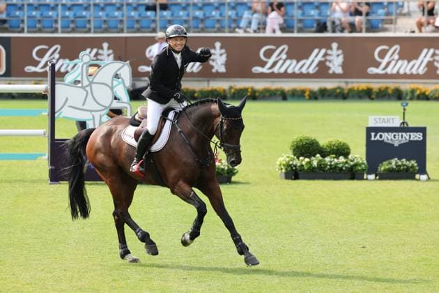 1. Platz, Weltmeister Michael Jung (GER, Deutschland, Germany) mit Pferd fischerChipmunk FRH, Chipmunk FRH , Vielseitigkeit , FEI Eventing World Championship, WM, Weltmeisterschaft , DHL-Preis, Einzel Mannschaft, AACHEN - FEI World Championships 2026, Weltfest des Pferdesports, Reitsport Weltmeisterschaft 2026, Aachen 2026, Welcome Home 2026, Aachener Soers, 11. bis 23. August 2026, Reitsport, 16.08.2026, Aachen Aachener Soers Deutschland