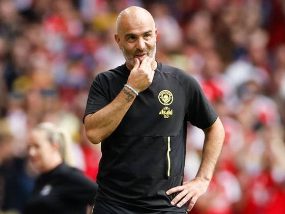 Manager Enzo Maresca shows dejection after Arsenal s third goal Arsenal v Manchester City, FA Community Shield, Principality Stadium, Cardiff, UK - 16 Aug 2026Cardiff Principality Stadium United Kingdom EDITORIAL USE ONLY No use with unauthorised audio, video, data, fixture lists, club league logos or live services. Online in-match use limited to 120 images, no video emulation. No use in betting, games or single club league player publications. Copyright: xMattxImpey Shutterstockx 17096419bm