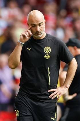 Manager Enzo Maresca shows dejection after Arsenal s third goal Arsenal v Manchester City, FA Community Shield, Principality Stadium, Cardiff, UK - 16 Aug 2026Cardiff Principality Stadium United Kingdom EDITORIAL USE ONLY No use with unauthorised audio, video, data, fixture lists, club league logos or live services. Online in-match use limited to 120 images, no video emulation. No use in betting, games or single club league player publications. Copyright: xMattxImpey Shutterstockx 17096419bi