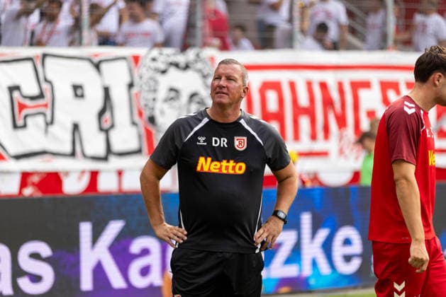 16.08.2026, Fussball, GER, Saison, 3.Liga, Saision 2026 2027, 02. Spieltag, SSV Jahn Regensburg - 1.FC Saarbrücken Dennis Rudel (Torwarttrainer SSV Jahn Regensburg) DFL REGULATIONS PROHIBIT ANY USE OF PHOTOGRAPHS AS IMAGE SEQUENCES AND OR QUASI-VIDEO.