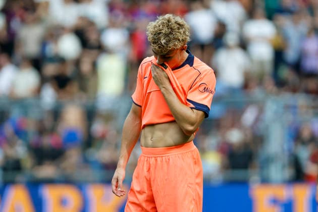 Fermin Lopez FC Barcelona, Barca 16) , Schweiz, Fussball, Testspiel, 2026 2027, FC Basel vs. FC Barcelona, 16.08.2026, Basel Sankt Jakob Park Schweiz Copyright: xGrantxHubbsx