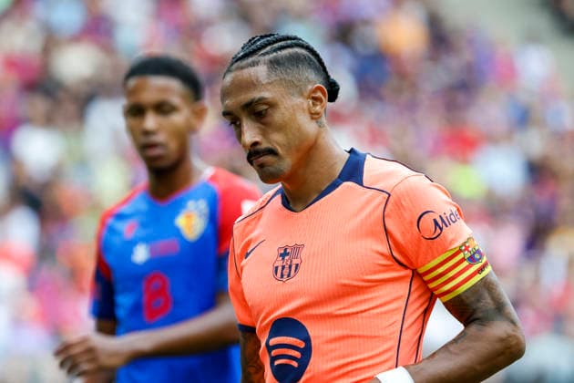 Raphinha FC Barcelona, Barca 11) , Schweiz, Fussball, Testspiel, 2026 2027, FC Basel vs. FC Barcelona, 16.08.2026, Basel Sankt Jakob Park Schweiz Copyright: xGrantxHubbsx
