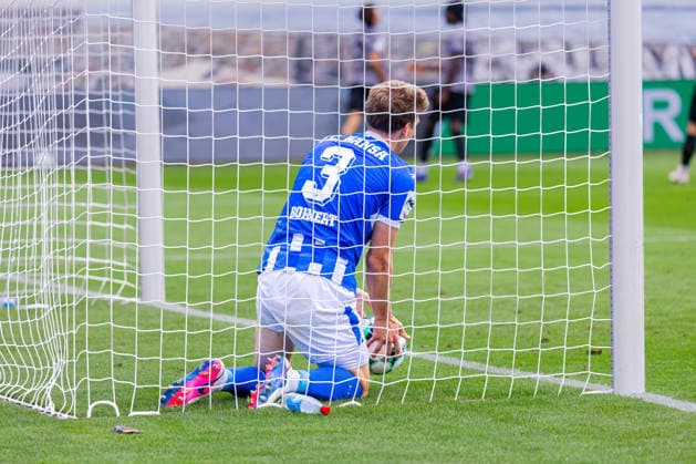 Deutschland: 3.Liga, Saison 2026 2027, 16.08.2026, 2. Spieltag, FC Hansa Rostock vs Waldhof Mannheim, Ostseestadion : Bohnert, Florian (FC Hansa Rostock, 3) Copyright: xMichellexLukax
