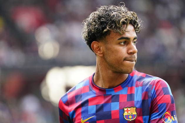 16.08.2026 Schweiz Basel St.Jakob-Park Fssball Herren Saison 2026-2027 Testspiel FC Basel - FC Barcelona, Barca 2:5 Bild. Lamine Yamal FC Barcelona Aktion Einzelbild