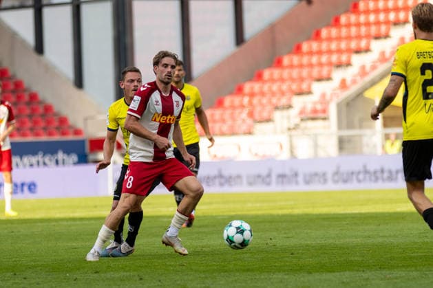 16.08.2026, Fussball, GER, Saison, 3.Liga, Saision 2026 2027, 02. Spieltag, SSV Jahn Regensburg - 1.FC Saarbrücken David Philipp (SSV Jahn Regensburg) DFL REGULATIONS PROHIBIT ANY USE OF PHOTOGRAPHS AS IMAGE SEQUENCES AND OR QUASI-VIDEO.