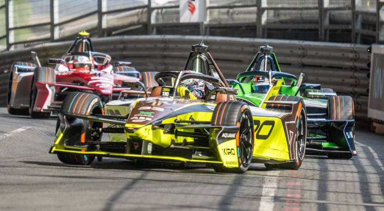 Dan Ticktum driving for the CUPRA KIRO Formula E Team competing in race 2 during the London E-Prix at the ExCel Centre, London Docklands, UK on 16 August 2026. Copyright: xPhilxHutchinsonx 45350206