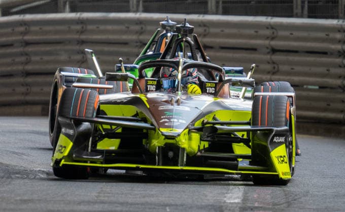 Dan Ticktum driving for the CUPRA KIRO Formula E Team competing in race 2 during the London E-Prix at the ExCel Centre, London Docklands, UK on 16 August 2026. Copyright: xPhilxHutchinsonx 45350222