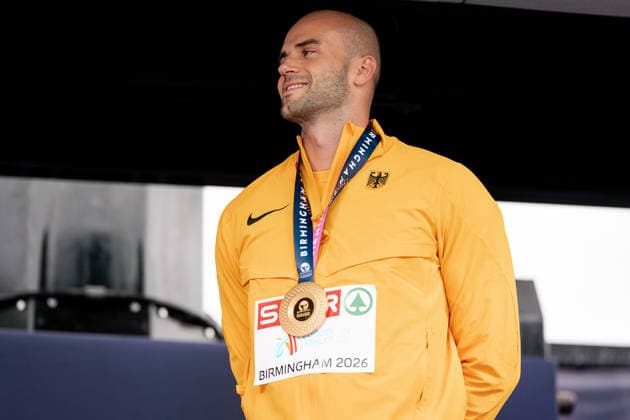 Julian Weber (USC Mainz, Speerwurf Maenner), GBR, Leichtathletik, Athletics, European Athletics Championships 2026, Leichtathletik Europameisterschaft 2026, Birmingham 2026, 09.08.2026, GBR, Leichtathletik, Athletics, European Athletics Championships 2026, Leichtathletik Europameisterschaft 2026, Birmingham 2026, 09.08.2026 Birmingham Copyright: xStefanxMayerx EP_SMR