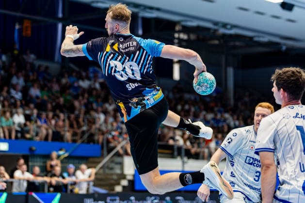 16.08.2026, GER, Handball, Maenner, Saison 26 27, Wartburg-Cup presented by Koetter Security, ThSV Eisenach - TBV Lemgo Lippe Dominik Solak (ThSV Eisenach,30) 99817 Eisenach Werner-Assmann-Halle Am Sportp Thueringen Deutschland