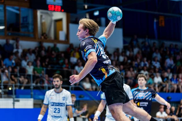 16.08.2026, GER, Handball, Maenner, Saison 26 27, Wartburg-Cup presented by Koetter Security, ThSV Eisenach - TBV Lemgo Lippe Felix Montebovi (ThSV Eisenach,91) 99817 Eisenach Werner-Assmann-Halle Am Sportp Thueringen Deutschland