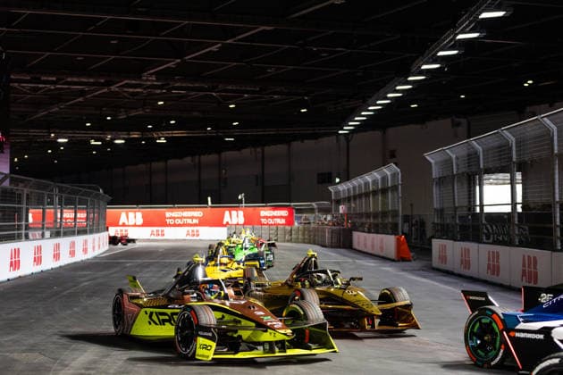 2026 FORMULA E LONDON ePRIX 03 MARTI Pepe (spa), Cupra Kiro, Porsche 99X Electric WCG3, action during the London ePrix, 16th and 17th round of the 2025-26 ABB FIA Formula E World Championship, WM, Weltmeisterschaft on the ExCel London Circuit from August 14 to 16, 2026 in London, United Kingdom - LondonUnited Kingdom  Copyright: xDamienxDoumerguex