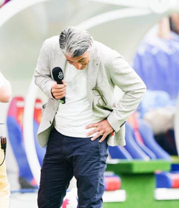 16.08.2026 Schweiz Basel St.Jakob-Park Fssball Herren Saison 2026-2027 Testspiel FC Basel - FC Barcelona, Barca 2:5 Bild. Murat Yakin Fussball Nationaltrainer SUI Aktion Einzelbild