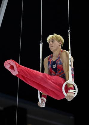 37th European Championships and 15th European Junior Championships in MenÂ s Artistic Gymnastics Gino Vetter of Austria competes on the rings during qualification on day 1 of the 2026 Men s Artistic Gymnastics European Championships at Arena Zagreb on August 19, 2026 in Zagreb, Croatia.  MarkoxLukunic PIXSELL