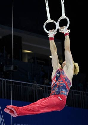 37th European Championships and 15th European Junior Championships in MenÂ s Artistic Gymnastics Gino Vetter of Austria competes on the rings during qualification on day 1 of the 2026 Men s Artistic Gymnastics European Championships at Arena Zagreb on August 19, 2026 in Zagreb, Croatia.  MarkoxLukunic PIXSELL