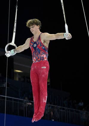37th European Championships and 15th European Junior Championships in MenÂ s Artistic Gymnastics Vincent Lindpointner of Austria competes on the rings during qualification on day 1 of the 2026 Men s Artistic Gymnastics European Championships at Arena Zagreb on August 19, 2026 in Zagreb, Croatia.  MarkoxLukunic PIXSELL