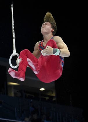 37th European Championships and 15th European Junior Championships in MenÂ s Artistic Gymnastics Vincent Lindpointner of Austria competes on the rings during qualification on day 1 of the 2026 Men s Artistic Gymnastics European Championships at Arena Zagreb on August 19, 2026 in Zagreb, Croatia.  MarkoxLukunic PIXSELL