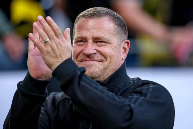 22.08.2026, Fußball, Borussia Dortmund - FC Bayern München, Signal Iduna Park, Saison 2026 2027: Sportvorstand Max Eberl (FC Bayern München me) DFB regulations prohibit any use of photographs as image sequences and or quasi-video. Nordrhein-Westfalen Deutschland