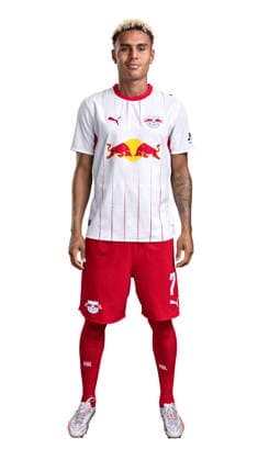 Achtung: Redaktionelle Nutzung honorarfrei - Attention: Free of charge for editorial use - Antonio Nusa - RB Leipzig, Fußball, 1. Bundesliga