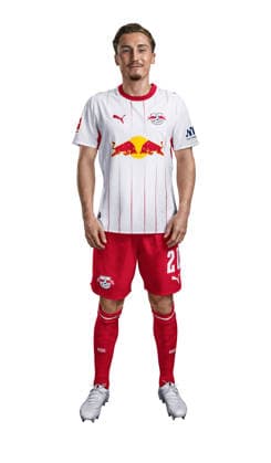 Achtung: Redaktionelle Nutzung honorarfrei - Attention: Free of charge for editorial use - Rocco Reitz - RB Leipzig, Fußball, 1. Bundesliga