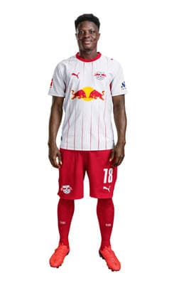 Achtung: Redaktionelle Nutzung honorarfrei - Attention: Free of charge for editorial use - Suleman Sani - RB Leipzig, Fußball, 1. Bundesliga