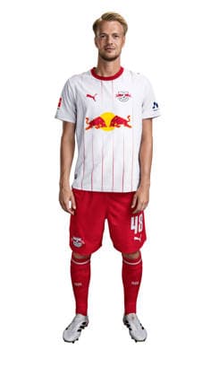 Achtung: Redaktionelle Nutzung honorarfrei - Attention: Free of charge for editorial use - Arthur Vermeeren - RB Leipzig, Fußball, 1. Bundesliga