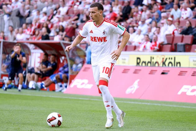 EL MALA Said Team 1.FC Koeln DFL Fussball Bundesliga Saison 2026 - 2027 Spiel 1.FC Koeln - TSG Hoffenheim 3 : 2 am 29.08.2026 in Koeln DFL REGULATIONS PROHIBIT ANY USE OF PHOTOGRAPHS as IMAGE SEQUENCES and or QUASI-VIDEO Copyright: xLacixPerenyix
