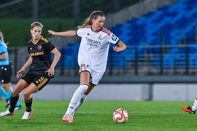 September 2, 2026, Madrid, Madrid, Spain: 22 BELLA ANDERSSON of Real Madrid CF Femenino controls the ball during the Women s Champions League match between REAL MADRID FEMENINO and AFC AJAX VROUWEN, held on September 2, 2026, in Valdebebas, Madrid, Spain. Madrid Spain - ZUMAc312 20260902_zsp_c312_191 Copyright: xOscarxManuelxSanchezx