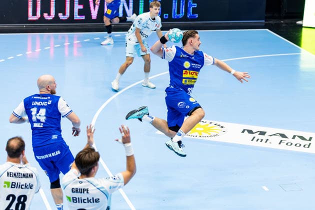 03.09.2026, GER, Handball, Maenner, Saison 26 27, Opel 1.Bl, 2.Spieltag, ThSV Eisenach - HBW Balingen-Weilstetten Felix Aellen (ThSV Eisenach,22) 99817 Eisenach Werner-Assmann-Halle Am Sportp Thueringen Deutschland
