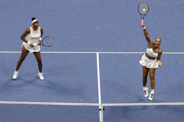 US Open tennis tournament - Day 6 Serena Williams and Venus Williams of the USA in action against Hao-Ching Chan of Taiwan and Maya Joint of Australia during the Women s Doubles first round of the US Open Tennis Championship at the USTA Billie Jean King National Tennis Center in Flushing Meadows, New York, USA, 03 September 2026. The 2026 US Open tournament runs from 23 August through 13 September. FLUSHING MEADOWS NEW YORK United States  Copyright: xCRISTOBALxHERRERA-ULASHKEVICHx