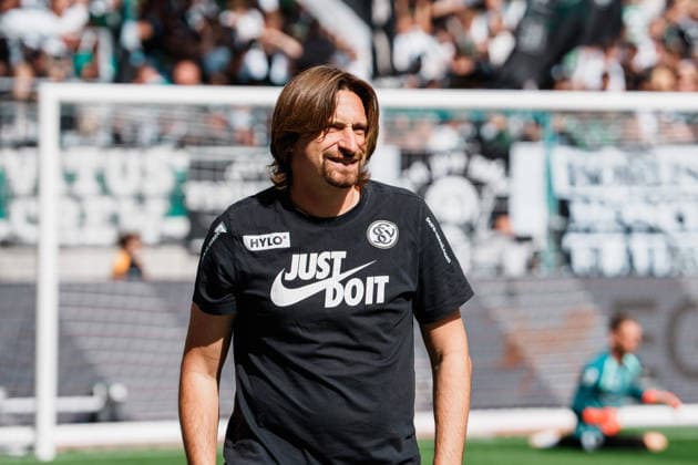 Deutschland: Fußball 1. Bundesliga Männer 2026 - 2027, 2. Spieltag - VfL Borussia Mönchengladbach vs SV Elversberg (ista Borussia Park): Vor dem Spiel nach Sky - Interview Vincent Wagner (Trainer SV Elversberg) Copyright: xThiemoxRudolphx