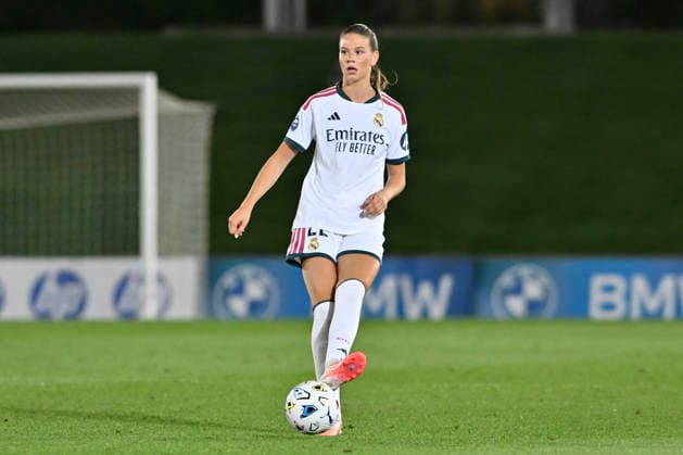 September 6, 2026, Madrid, Madrid, Spain: 22 BELLA ANDERSSON of Real Madrid CF Femenino controls the ball during the Spanish Women League, Liga F, football match played between REAL MADRID fem Vs SD EIBAR femenino at Alfredo Di Stefano stadium on September 6, 2026, in Valdebebas, Madrid, Spain. Madrid Spain - ZUMAc312 20260906_zsp_c312_350 Copyright: xOscarxManuelxSanchezx