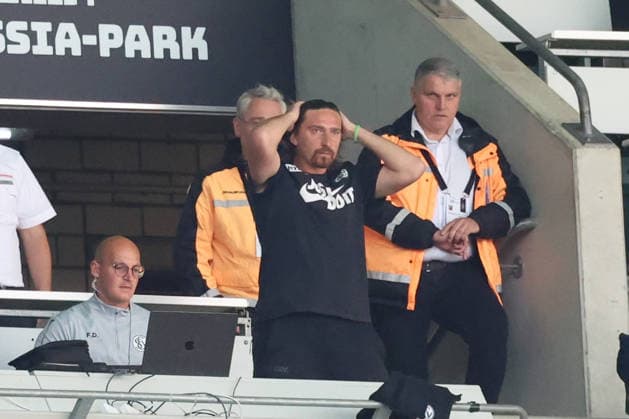 05.09.2026, xrekx, Fussball 1.Bundesliga, Borussia Moenchengladbach - SV Elversberg v.l. Treffer zum 3:3 Vincent Wagner Trainer (SV 07 Elversberg) (DFL DFB REGULATIONS PROHIBIT ANY USE OF PHOTOGRAPHS as IMAGE SEQUENCES and or QUASI-VIDEO) Moenchengladbach