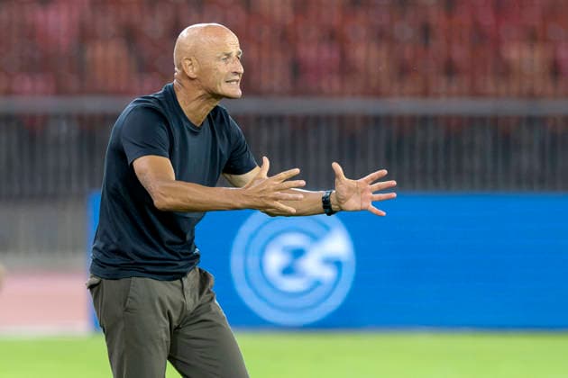 Trainer Peter Zeidler, GC, Grasshopper Club Zürich - FC St. Gallen, Super League, Fussball, 02.09.2026