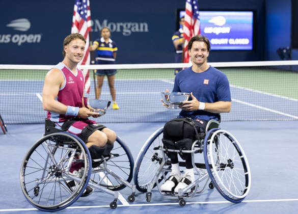 Alfie Hewett, Gordon Reid, Wheelchair Men s Doubles, US Open Championships, Billie Jean King National Tennis Center, Flushing Meadows, New York, USA . Copyright: xJuergenxHasenkopfx