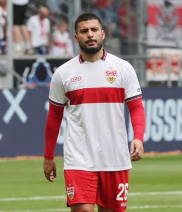 Sinsheim , Fußball Bundesliga TSG 1899 Hoffenheim vs. VfB Stuttgart , Deniz Undav ( VfB )